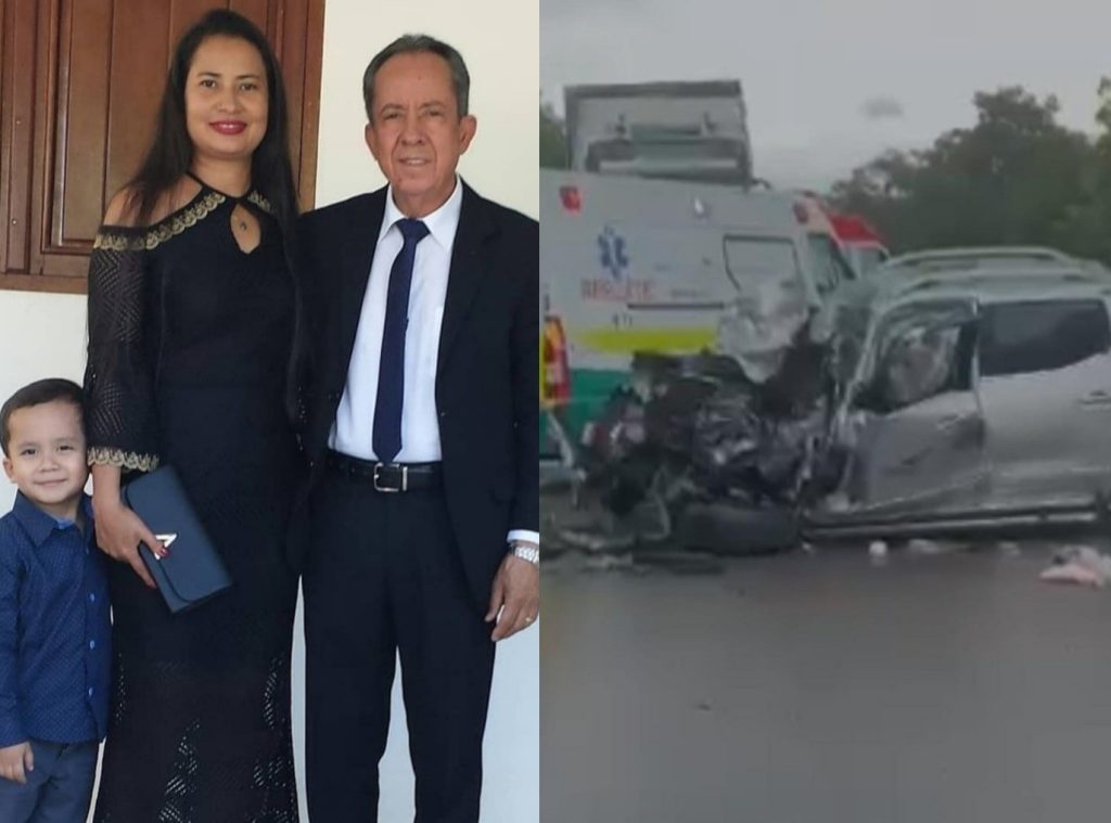 Família que morreu em acidente entre caminhonete e caminhão na BR-153 é enterrada em Gurupi